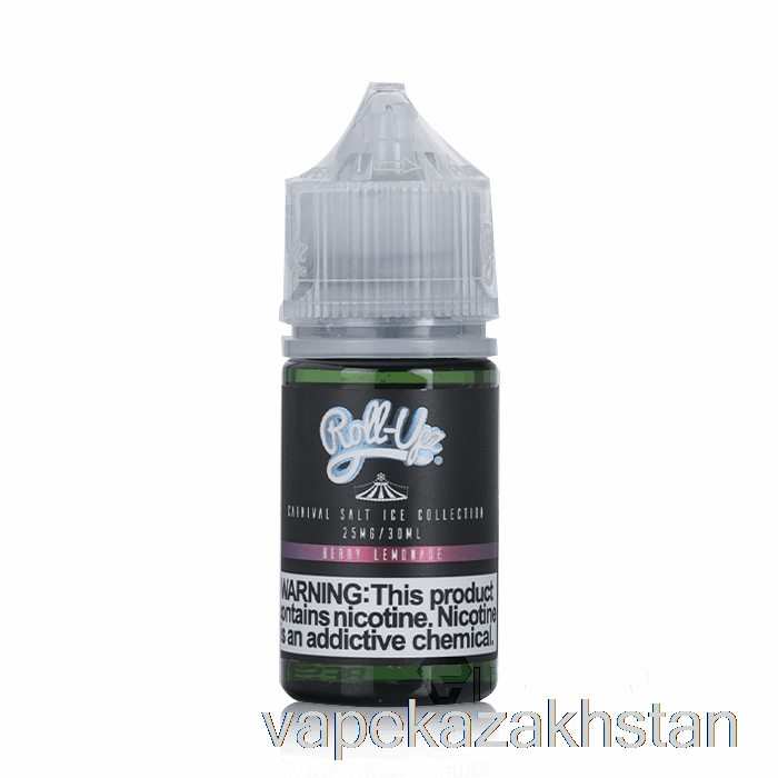 Vape Disposable ICE Berry Lemonade SALT - Carnival - Juice Roll Upz - 30mL 25mg